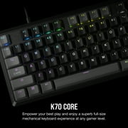 CORSAIR K70 CORE RGB USB Gaming Keyboard, Gray