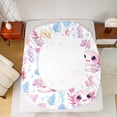 thumbnail image 5 of Homewish Cute Salamander Full Size Sheets,Underwater Water Plants Bed Sheets,Pink Axolotl Sheet Sets For Boys Girls,Super Cozy Room Decor,4 Pieces, 5 of 7