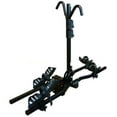 thumbnail image 1 of Swagman Bike Rack 66689 E-Spec; 2 Inch Receiver Hitch Mount; Holds 2 Bikes; 80lbs Per Bike Weight Capacity; Bike Wheels Strapped to Wheel Trays; With Lock; Foldable; Black; Steel, 1 of 8
