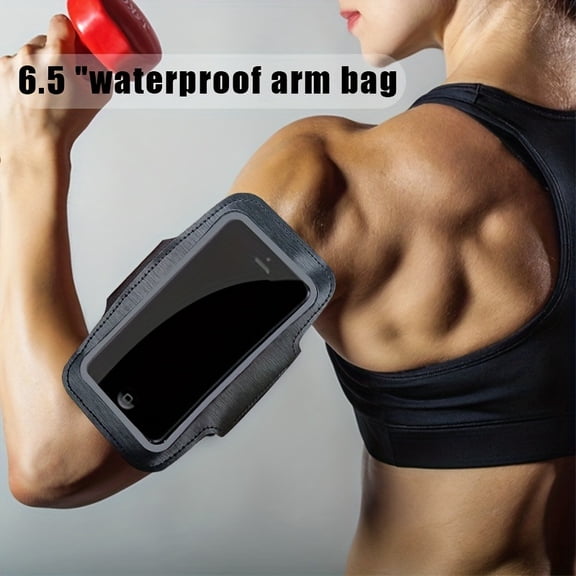 Universal Adjustable Cell Phone Armband, Lightweight Sports Phone Holder Bag for Running Walking Hiking Cycling Outdoor Activities