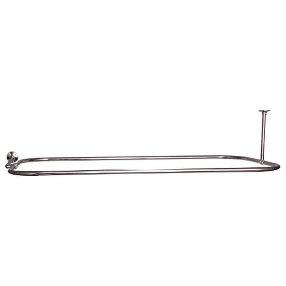 BarclayRectangular Shower Rod, w/Side