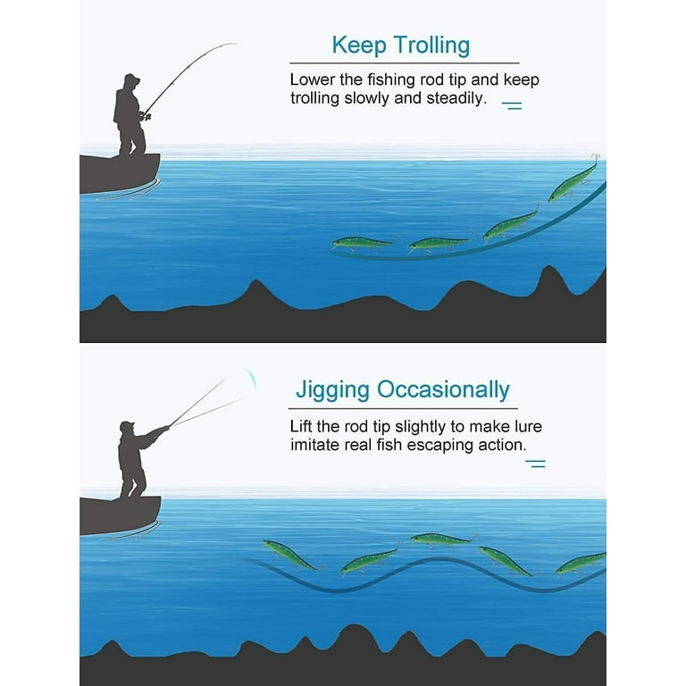 Paddsun New Lot 10pc Kinds of Fishing Lures Crank baits Hooks