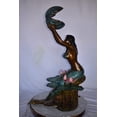 thumbnail image 4 of Nifao Mermaid Holding Shell19" x 26" x 40"H – Outdoor Bronze Fountain, Garden Water Feature, 19"L x 26"W x 40"H, 4 of 11