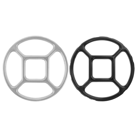 Auxiliary Support for Small Pot 2 Pcs Gas Stove Accessories Wok Stand Electric Work on Shelf Coffee Dishpan Alloy