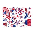 thumbnail image 2 of Hovilon 4th of July Window Stickers, Electrostatic USA Themed Window Clings, Removable Double Sided PVC Glass Decal for Independence Day Memorial Day Party Home Decor, 35x25cm, 2 of 6