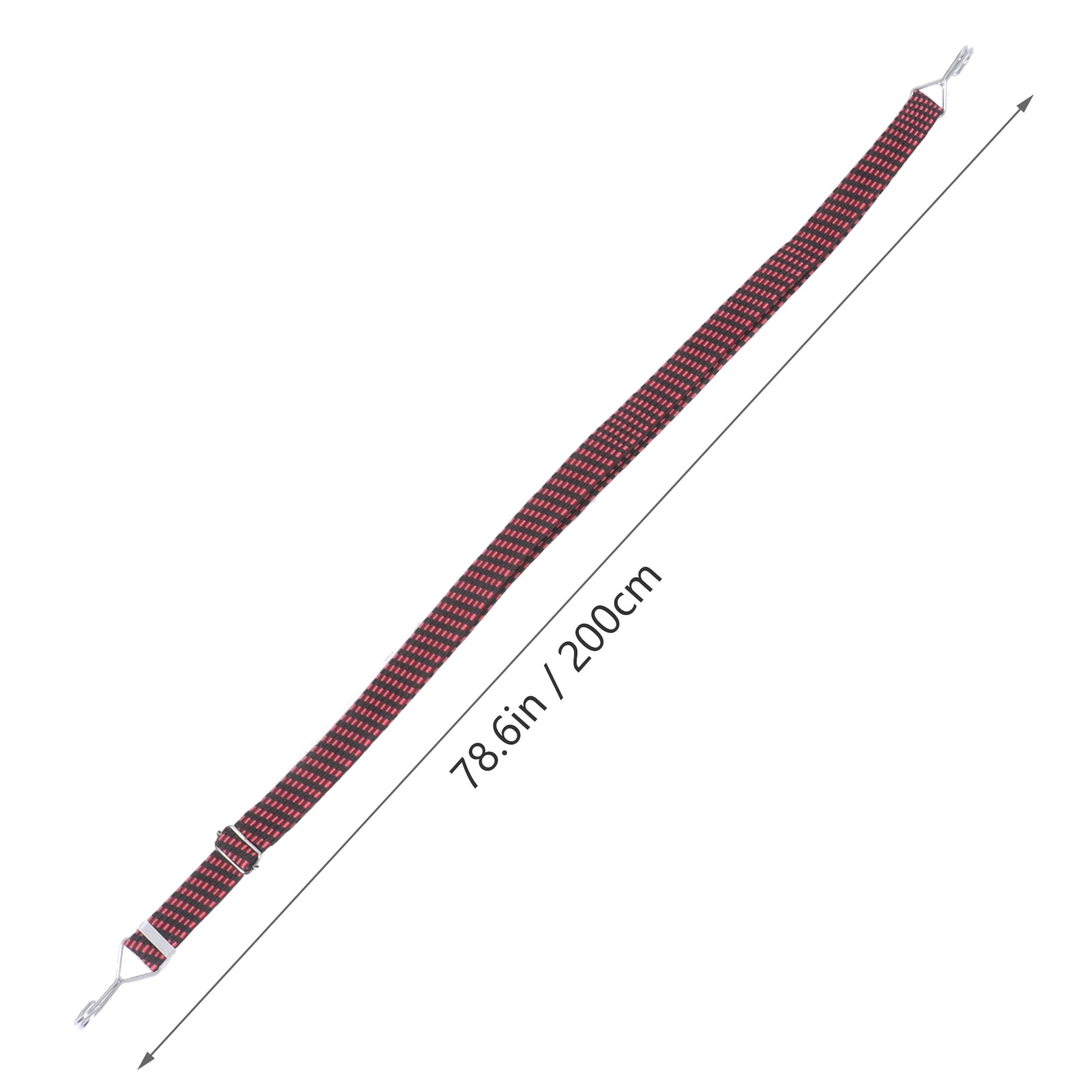 TAILTOSS Elastic Bungee Cords Red 4Pcs 200x3cm