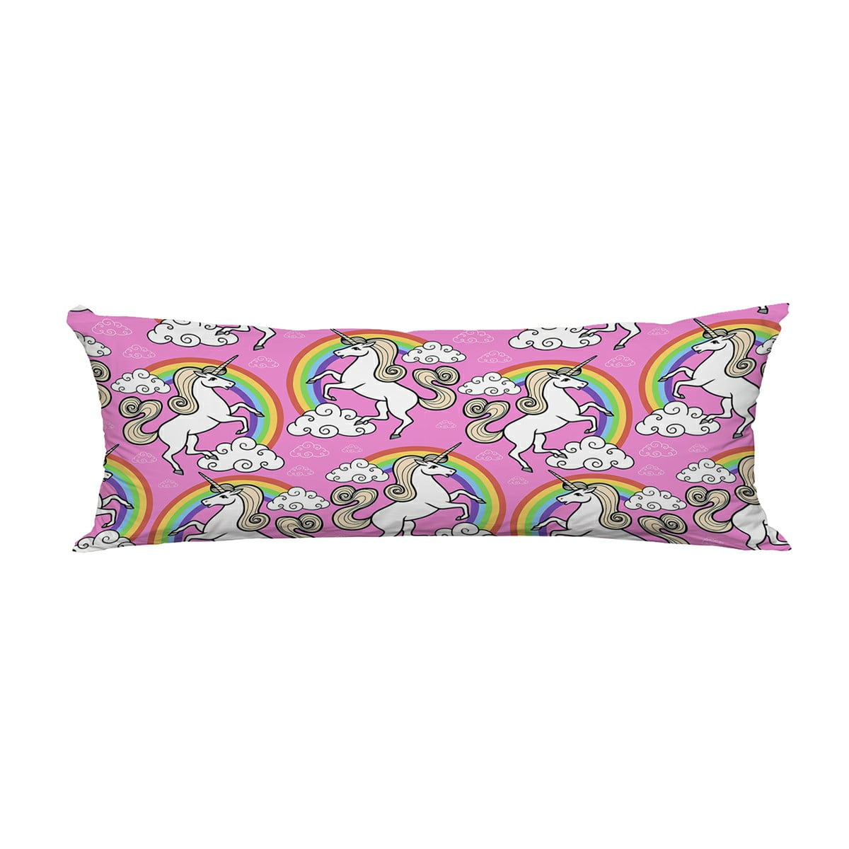 ABPHQTO Cartoon Unicorn Body Pillow Covers Pillow Case Protector