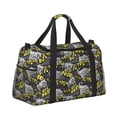 thumbnail image 2 of Disketp White Retro Off-Road Vehicle Bolsa de Viaje Tipo Duffle, Bolso de Mano para Fin de Semana para Mujer, Bolsa de Gimnasio Ligera para Hombre, Esencial para Viajes, 2 of 7