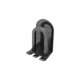 thumbnail image 3 of Soporte de pared para cepillo de dientes eléctrico de aluminio sin taladro enjuague bucal con ranura en forma de U Negro Gloria Porta cepillo de dientes, 3 of 9