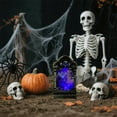 thumbnail image 5 of Diceymbol alloween Candle Lamp, Battery Operated Night Light, 5.11x2.95 Inch Desktop Decor, 5 of 6