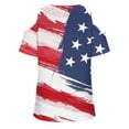 thumbnail image 2 of Camisas de Manga Corta para las Mujeres Cuello Redondo de Impresión Casual, Top de Blusa para el Hogar Y el Uso Diario, Camisa de Moda de las Cuatro Estaciones de las Mujeres, 2 of 4