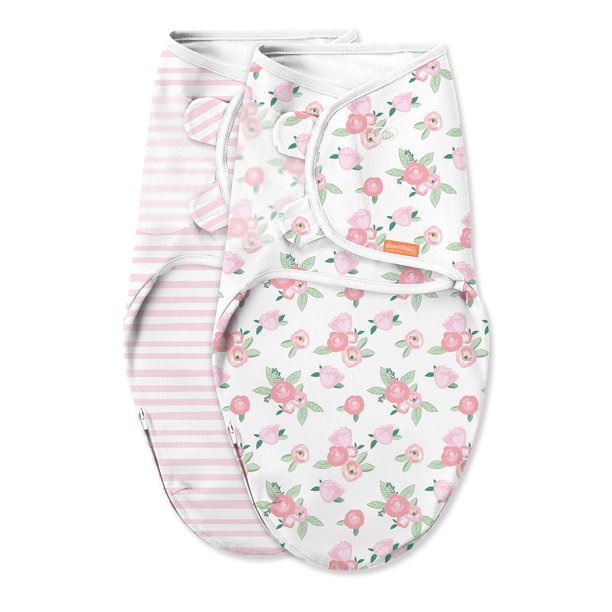 Envoltorio SwaddleMe Luxe, fácil de cambiar, 2 unidades, tamaño pequeño/mediano
