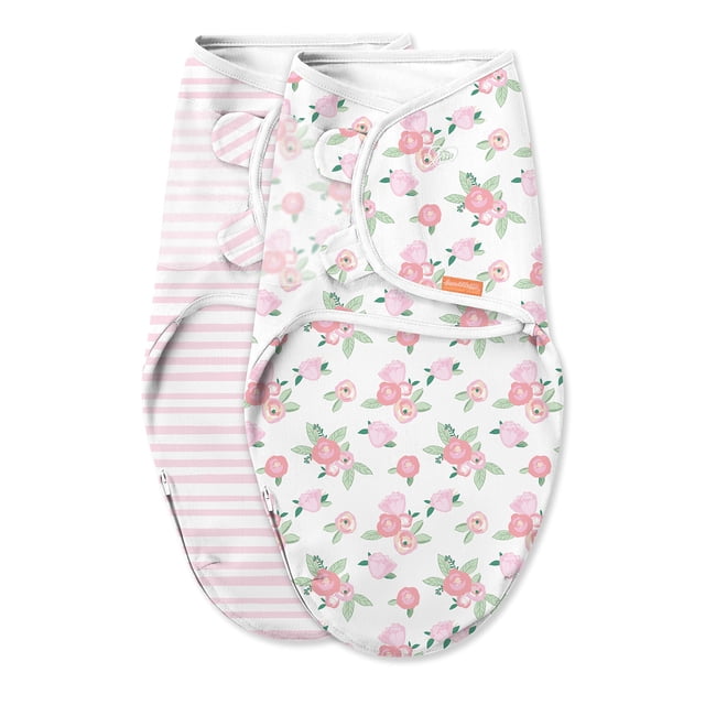 Envoltorio SwaddleMe Luxe, fácil de cambiar, 2 unidades, tamaño pequeño/mediano