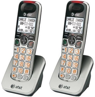 AT/&T CRL32102 CRL30102 DECT 6.0 3 Handset Cordless Phone W// XLarge Buttons 2