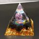 thumbnail image 2 of Muyoka Crystal Pyramid Chakra Healing Generador de energía positiva Orgone Pyramid Meditación Yoga Herramienta Home Office Decor Muyoka Hogar, 2 of 7