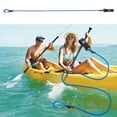 thumbnail image 7 of GOGHOST Kayak Paddle Leash,Lightweight Nylon Coiled Kayak Rod Leashes for Fishing Boating-Blue 2Pcs, 7 of 7
