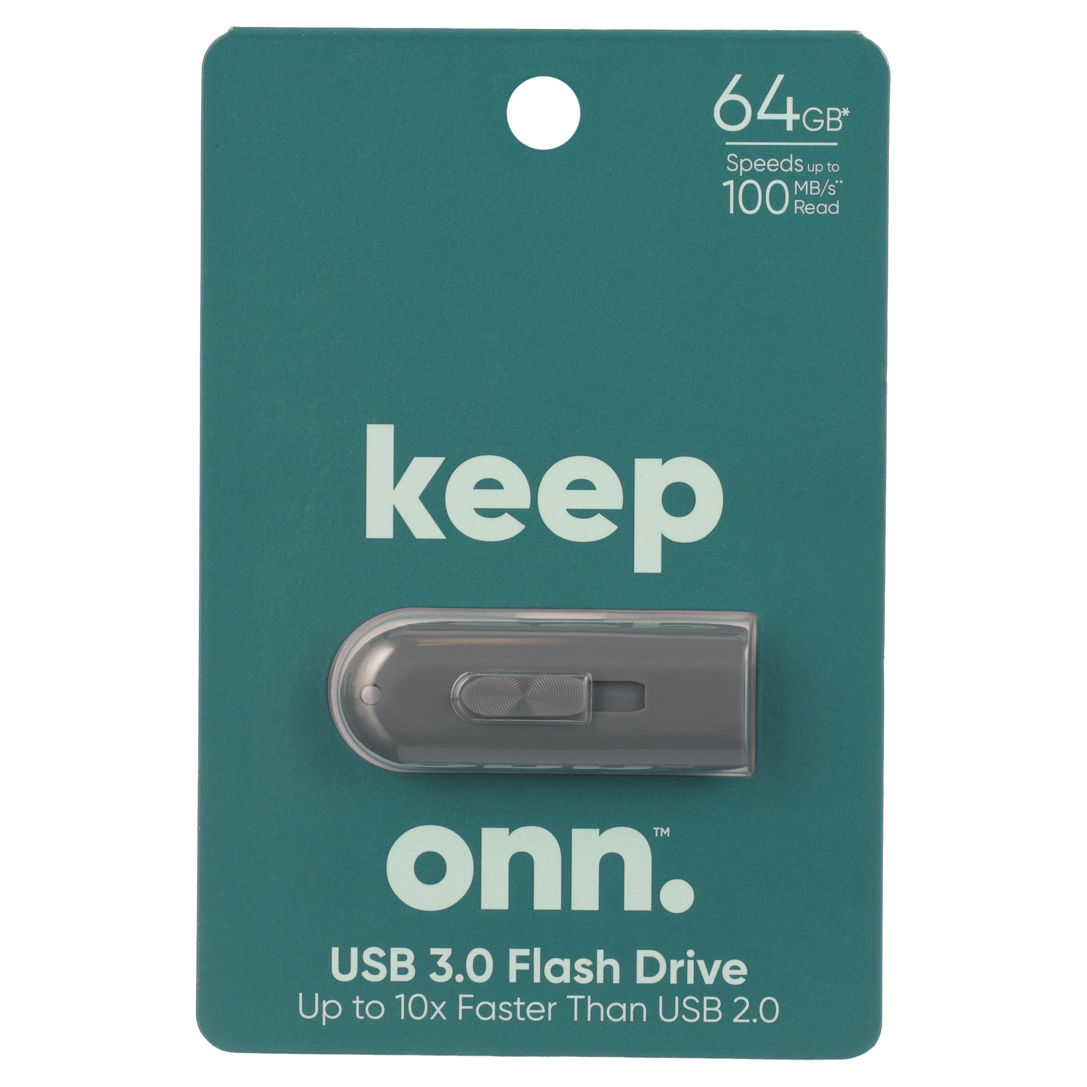 Kabelbane at tilbagetrække Gutter onn. USB 3.0 Flash Drive for Tablets and Computers, 64 GB Capacity -  Walmart.com
