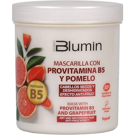 Blumin Anti-Frizz Effect Hair Mask with Grapefruit and Pro-Vitamin B5, for Dry and Dehydrated Hair, 700 ml