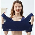thumbnail image 4 of Ashirexll Bras for Women Stretch Plus Size Sports Bra Underwear Yoga Hollow Out Bra Womens Bras Sports Bra Navy L, 4 of 8