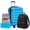 Blue, variant on Zebra 20 Inch Expandable Carry-On Lightweight Hardshell Spinner Suitcase,Orange
