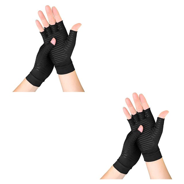 Sonducket 1 par de guantes de compresión, mitones, diseño sin dedos, alivio del dolor, muñequera de alto rendimiento, accesorio de mano para mujeres y Type1 NO1 Sonducket CBP252024