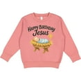 thumbnail image 2 of Inktastic Happy Birthday Jesus Nativity Christmas Toddler Sweatshirt, 2 of 4