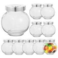 thumbnail image 1 of 10pcs Mini Glass Candy Jars Spice Storage Bottles Jam Glass Jar Herbs Storage Holder, 1 of 6