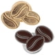 thumbnail image 3 of 2 broches decorativos con forma de grano de café y diseño de dibujos animados para solapa., 3 of 5