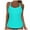 Mint Green, variant on Tankini Swimsuits for Women Lace Up Swimwear Tops Underwire Full Coverage Bikini Top Push Up Swim Crop Top Tie Back Bathing Suit Tops Black M
