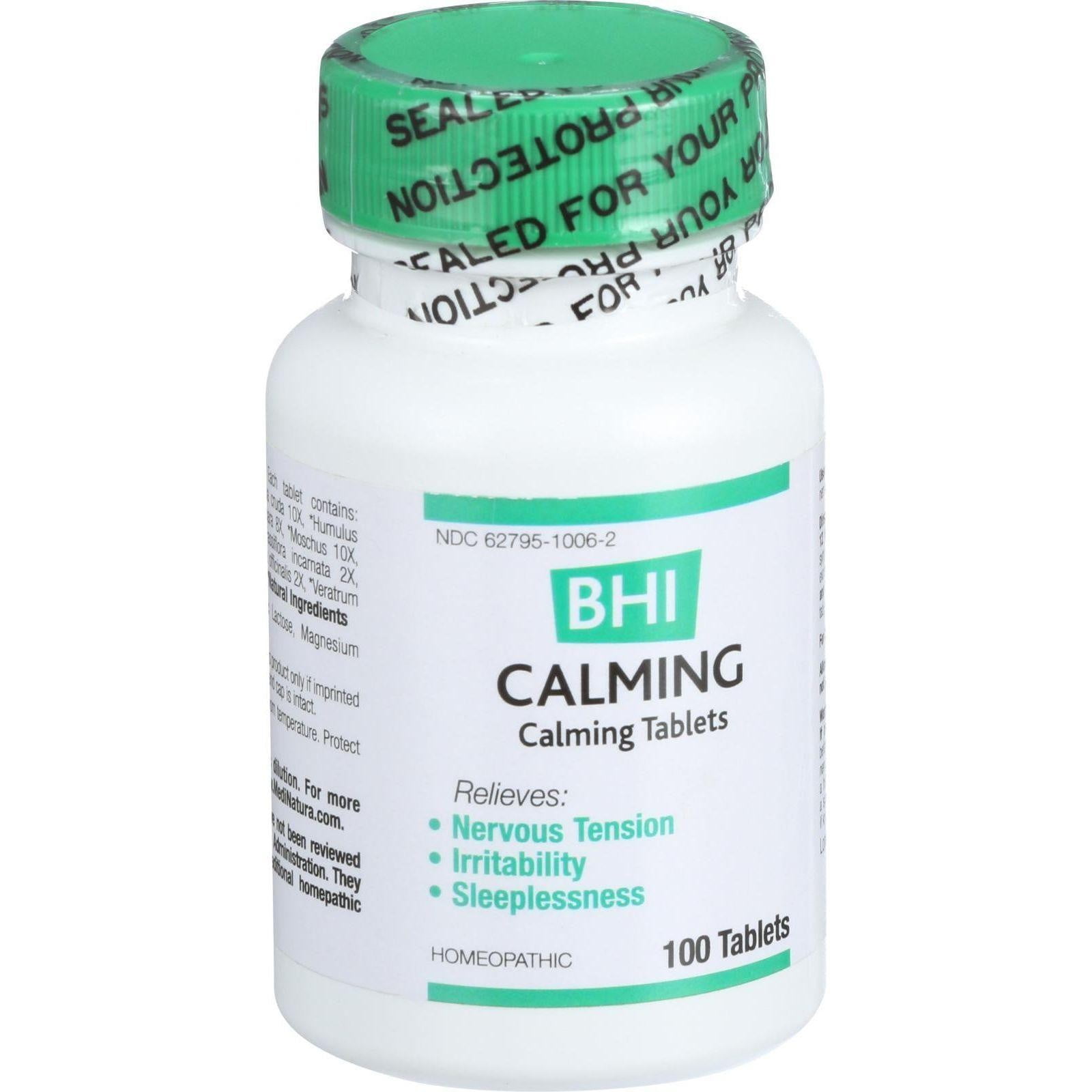 Bhi Calming 100 Tablets Walmart Canada