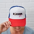 thumbnail image 6 of CafePress - Soccer Girl - Adjustable Unisex Printed Trucker Hat with Mesh Back, 6 of 10