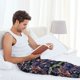 thumbnail image 5 of Fotbe Snake And Flower Pantalones de Pijama para Hombre, Pantalones de Dormir, Pantalones de Casa con Cintura Ajustable y Bolsillos-X-Large, 5 of 6