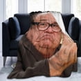 thumbnail image 2 of Danny Devito Blanket Flannel Soft Throw Blankets for Bedroom Livingroom Sofa Home 50""X40"", Black, 2 of 6
