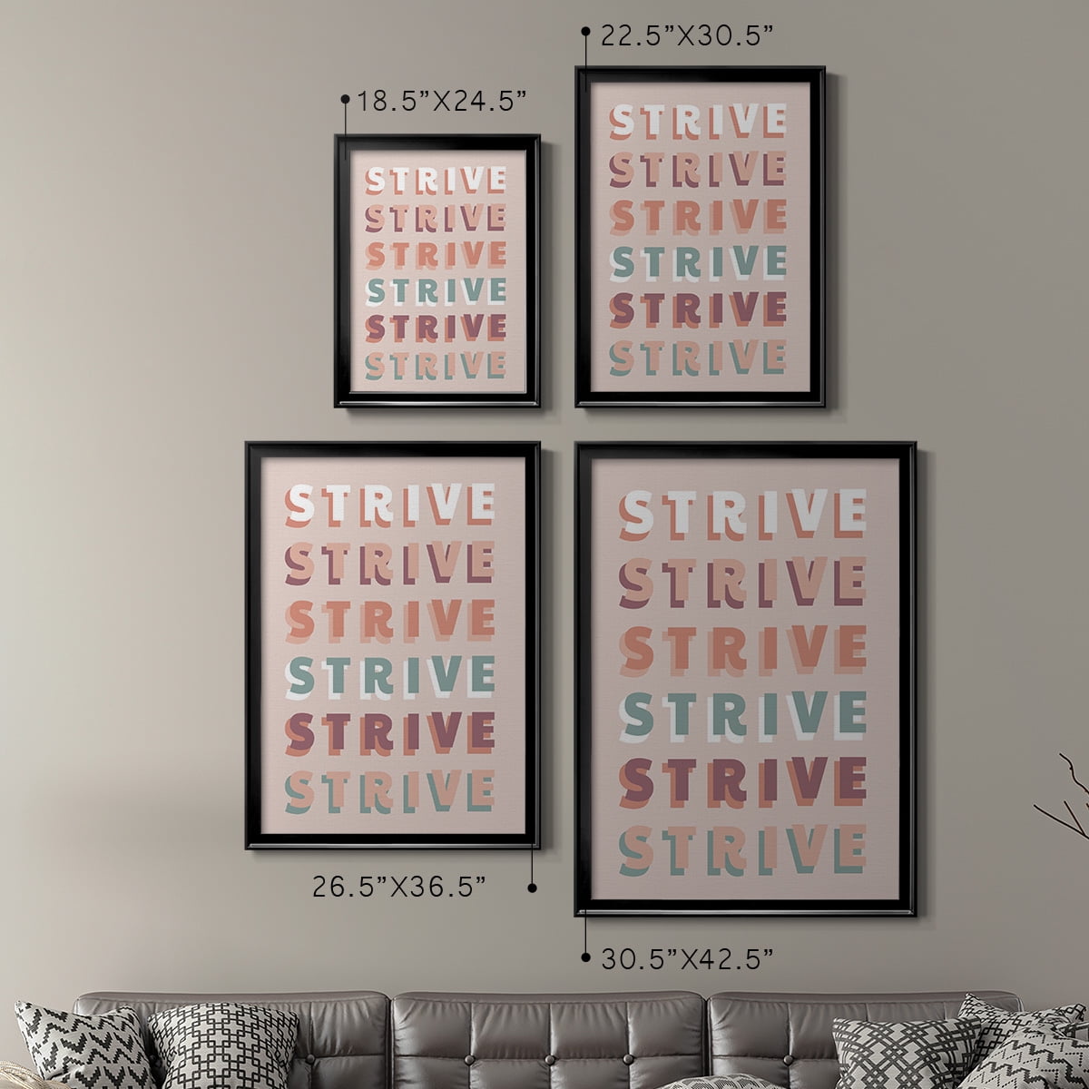 Strive Premium Framed Print - Ready to Hang