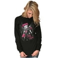 thumbnail image 4 of Vintage Betty Boop Cartoon Biker Babe Women's Long Sleeve T Shirt Brisco Brands S, 4 of 5