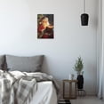 thumbnail image 3 of ZHONGYUTONG Santa Claus Canvas Wall Art Christmas Pictures Wall Decor Vintage Santa Painting for Living Room Bedroom Decor Framed (12.00" x 18.00"), 3 of 5