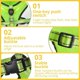 thumbnail image 3 of LED Dog Harness, USB Rechargeable Dog Vest Luminous + Reflective Design, Adjustable Dog Safety Harness with Padded, Lightweight Collar for Dogs, Puppi, 3 of 4