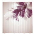 thumbnail image 2 of Ambesonne Abstract Shower Curtain, Gradient Toned Flowers Art, 69"Wx70"L, Mauve Taupe, 2 of 4