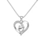 thumbnail image 2 of Colgante de amor Strade Fareast Limited collar de mujer con diamantes de imitación Plata, 2 of 8