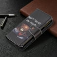 thumbnail image 5 of Wallet Case for iPhone 13, PU Leather Flip Folio Magnetic Closure Slim Shell Dual Layer Heavy Duty Protective Bumper Card Holder Wrist Strap for Apple iPhone 13,Bear, 5 of 7