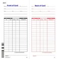 thumbnail image 1 of 500 Lathem 7000E 7500E Time Clock Cards, E7 Compatible, 1 of 4