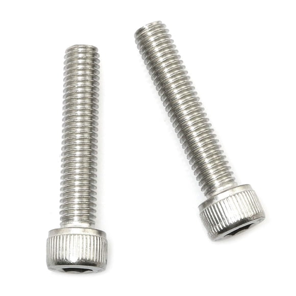 RLECS 10 tornillos hexagonales con cabeza hueca hexagonal, tornillos Allen M8 x 40 A2-70 de acero inoxidable DIN912