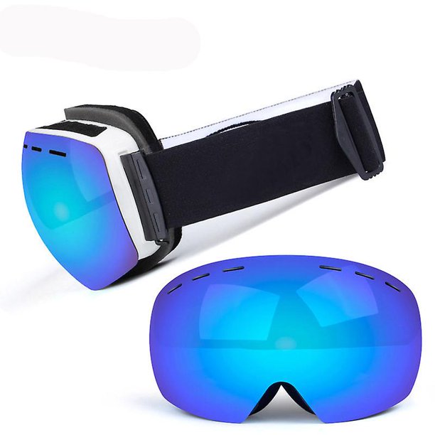 Gafas de esquí/gafas de esquí de doble capa para adultos al aire libre/miopía puede usar/gafas de esquí antivaho y a prueba de viento gafas de esquí esféricas grandes ZefeiWu 8390615857963