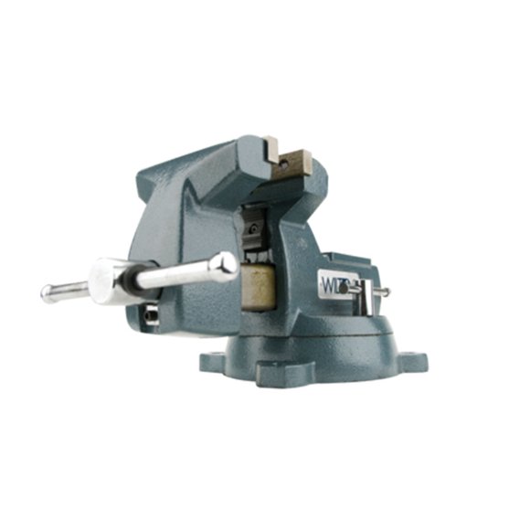 Wilton WIL-21800 Mâchoire de 8 Pouces Profondeur de Gorge 4-3/4 Pouces Étau de Banc avec Base Pivotante