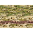 thumbnail image 1 of Ahgly Company Machine Washable Indoor Rectangle Transitional Red Brown Area Rugs, 5' x 8', 1 of 7