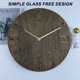 thumbnail image 3 of Reloj de pared silencioso, redondo, fácil de leer, reloj decorativo de estilo minimalista moderno, 3 of 6