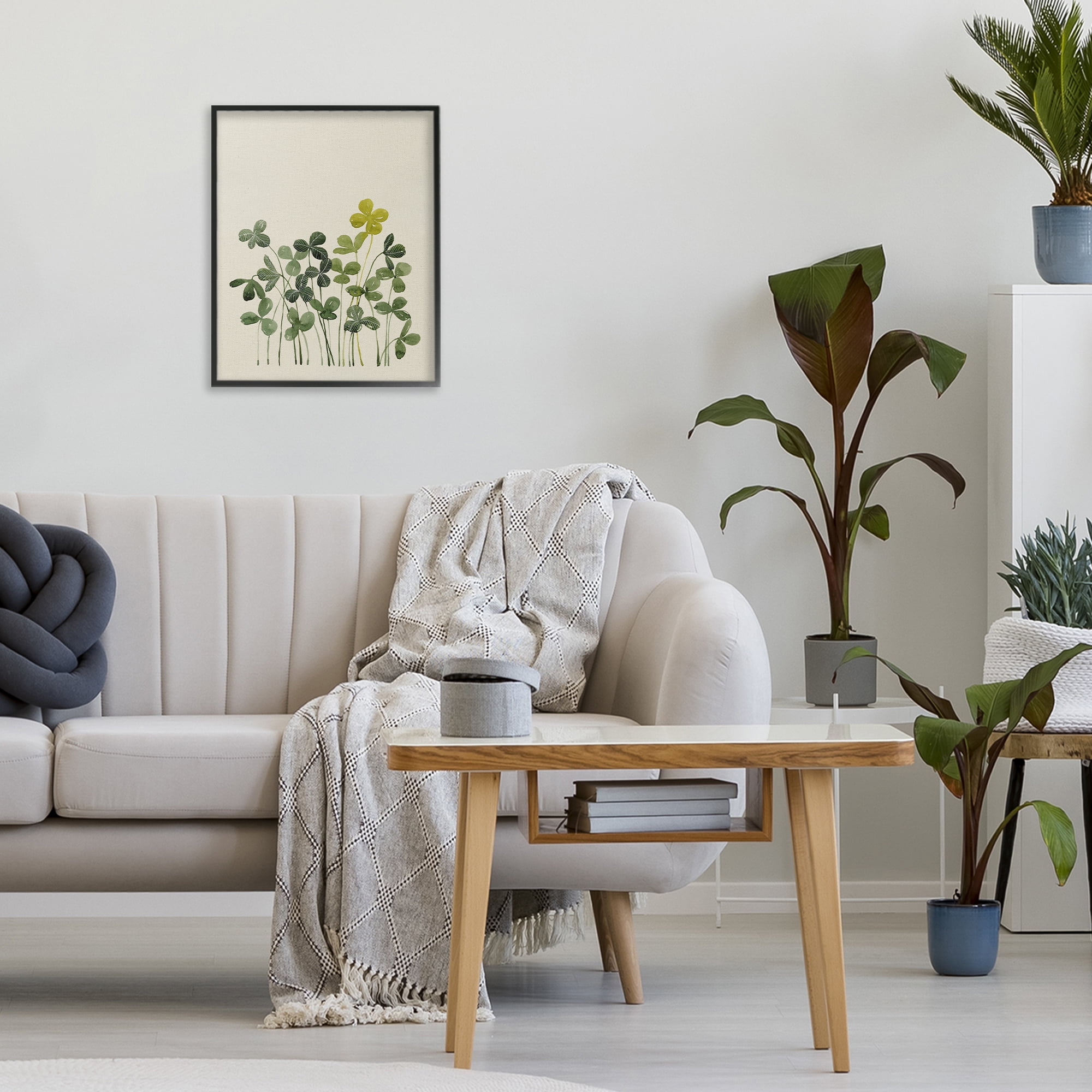 Hidden Gems Botanicals Black Framed Giclee Art, design by Grace Popp
