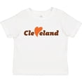 thumbnail image 3 of Inktastic Cleveland Heart Solid Orange Boys or Girls Toddler T-Shirt, 3 of 5