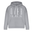 thumbnail image 4 of Lilgiuy Men's Hoodie Letter Printed Pullover Long-sleeved Top Hooded Sweatshirts for Going Out, 4 of 5
