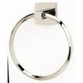 thumbnail image 3 of Alno A8440 Contemporary Ii 6" Wall Mounted Solid Brass Bathroom Towel Ring - Brass, 3 of 6